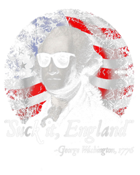 Suck It England Funny 4th Of July George Washington 1776 7 Panel Mesh Trucker Snapback Hat