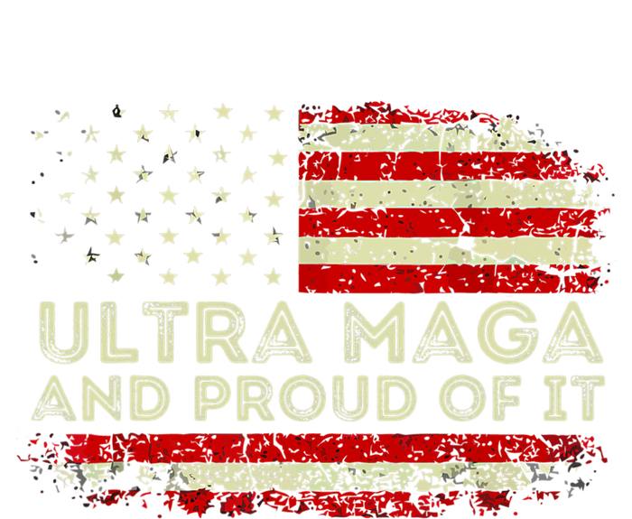 Ultra Mega And Proud Of It America Flag Design 25L Jumbo Tote