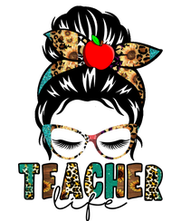 Teacher Life Female Bun Toddler Hoodie