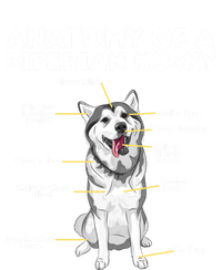 Anatomy Of A Siberian Husky Cool Gift Funny Sibe Owner Dog Lover Gift Canvas