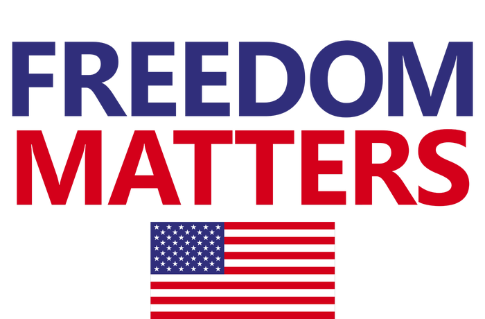 Freedom Matters USA Flag PosiCharge RacerMesh Polo