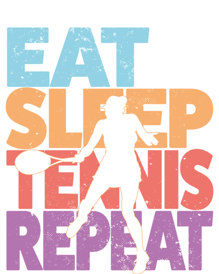 Eat Sleep Tennis Repeat Great Gift Tennis Gift Ladies Long Sleeve Shirt