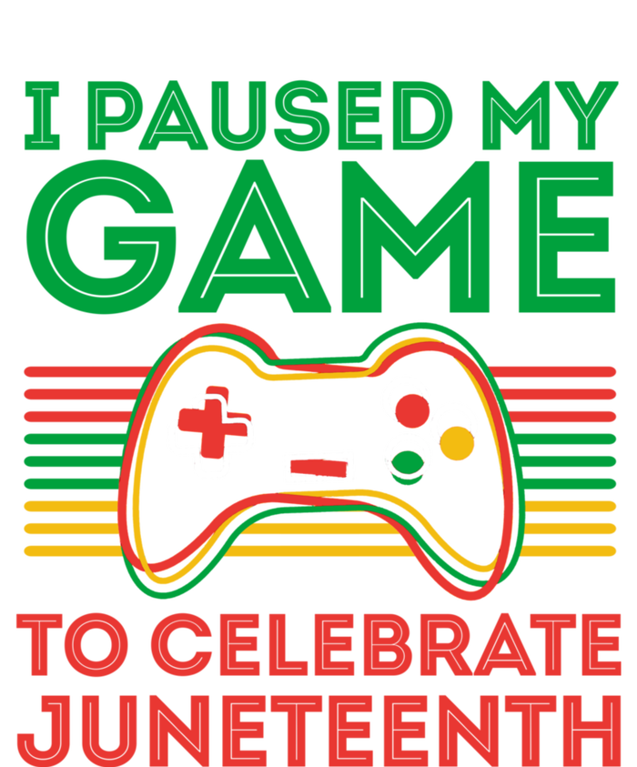 Juneteenth Gamer I Paused My Game To Celebrate Juneteenth Sustainable Knit Beanie