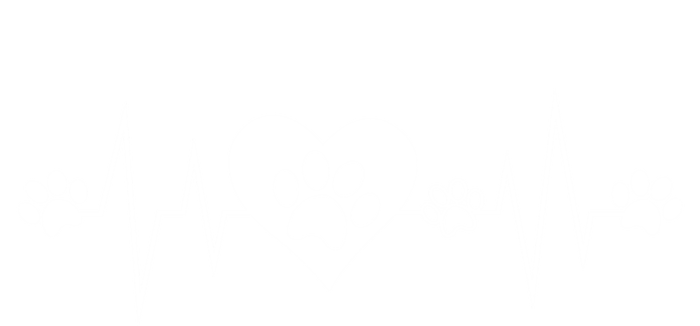 Paw Print Heartbeat Veterinarian Vet Tech Funny Pulse Gift Funny Gift V-Neck T-Shirt