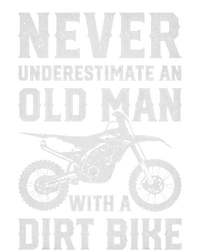 Never Underestimate An Old Man With A Dirt Bike Father's Day Toddler T-Shirt