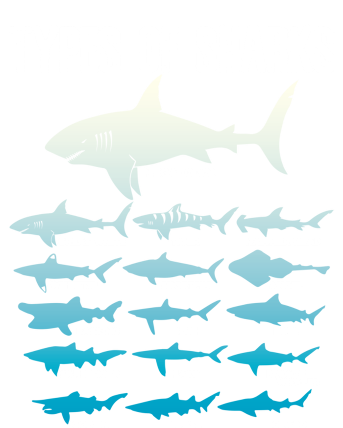 Types Of Sharks Marine Biologist 16 Shark Lovers Gift Womens California Wash Sweatshirt