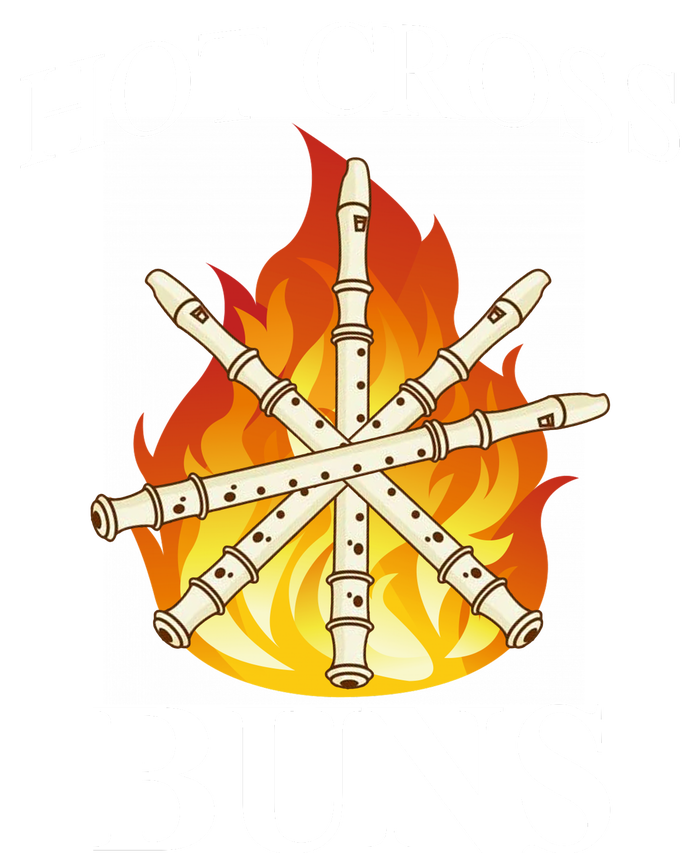 Hot Cross Buns Metal Rock Ladies Long Sleeve Shirt