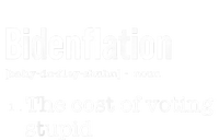 Bidenflation The Cost Of Voting Stupid Women's Racerback Tank