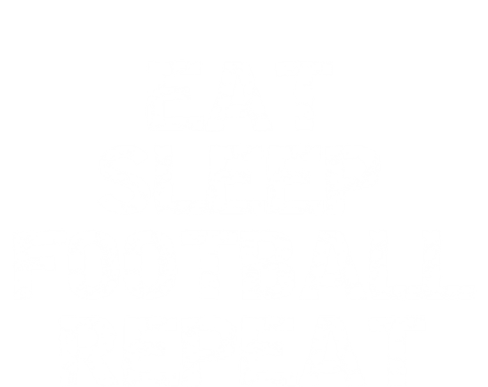 Funny Football Player Gift For Men Eat Sleep Football Repeat Meaningful Gift Softstyle Adult Sport Polo