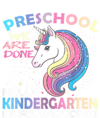 Goodbye Preschool Graduation Hello Kindergarten Prek Unicorn Tall Hoodie