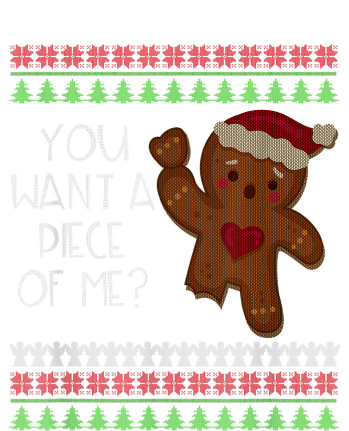 Funny Ugly Christmas Gingerbread Man You Want A Piece Of Me T-Shirt