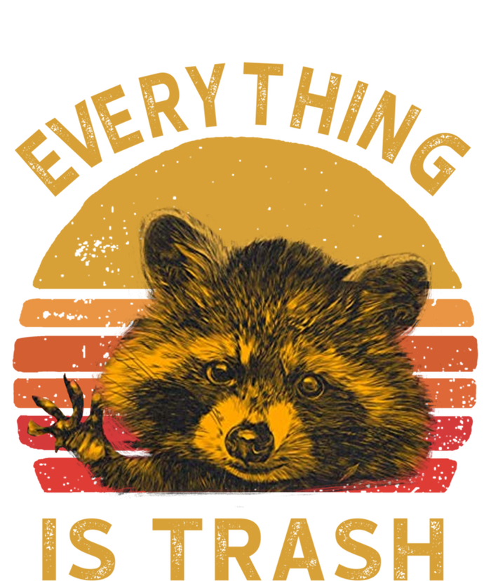 Everything Is Trash Fun Raccoon Picture Camping Hiking Gift Kids Hoodie