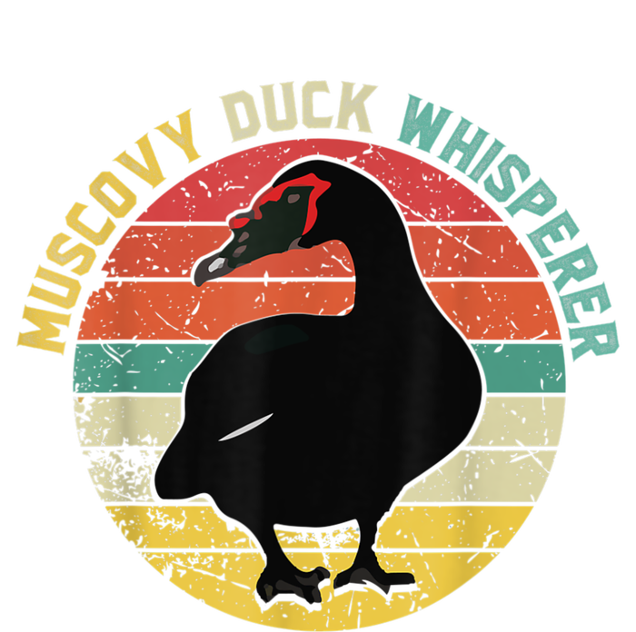 Retro Muscovy Duck Whisperer Funny Farmer Muscovy Duck Gift T-Shirt