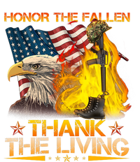 Honor The Fallen Thank The Living Memorial Day Youth Performance Sprint T-Shirt