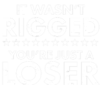 It Wasn't Rigged You're Just A Loser Women's Long Sleeve Flannel Pajama Set 