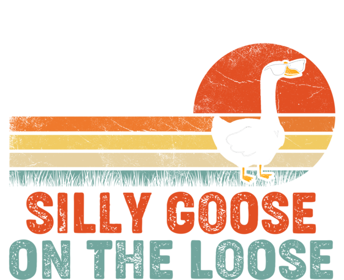 Silly Goose On The Loose Funny Saying Gift USA-Made Doggie Bandana