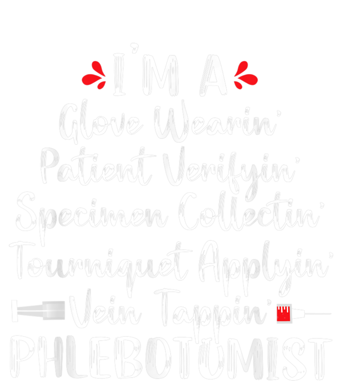 Phlebotomist Phlebotomy Technician Funny Nurse Clinical Performance Fleece Hoodie