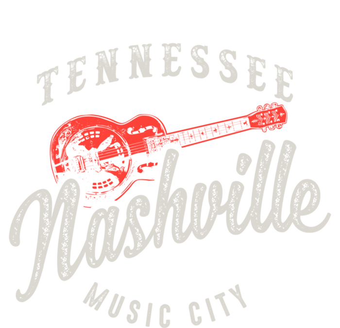 Nashville Music City Guitar Vintage Gift Hoodie