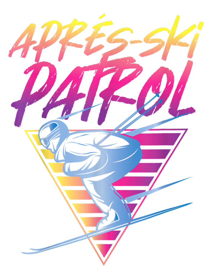 Retro Vintage 80s Apres Ski Patrol Performance Sprint T-Shirt