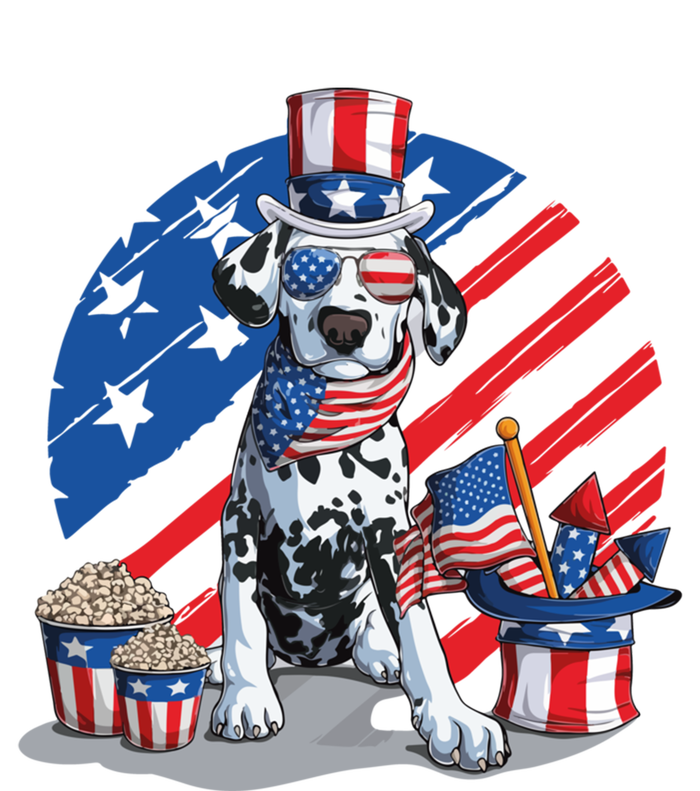 Dalmatian 4th Of July American Sunglasses Dog Puppy Usa Gift Tie-Dye Long Sleeve Shirt