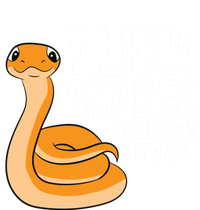 I Like Snakes And Maybe 3 People Snake Reptile Lover Cool Gift T-Shirt