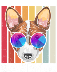 Retro Style Dog Lover Apparel Basenji With Sunglasses Gift T-Shirt