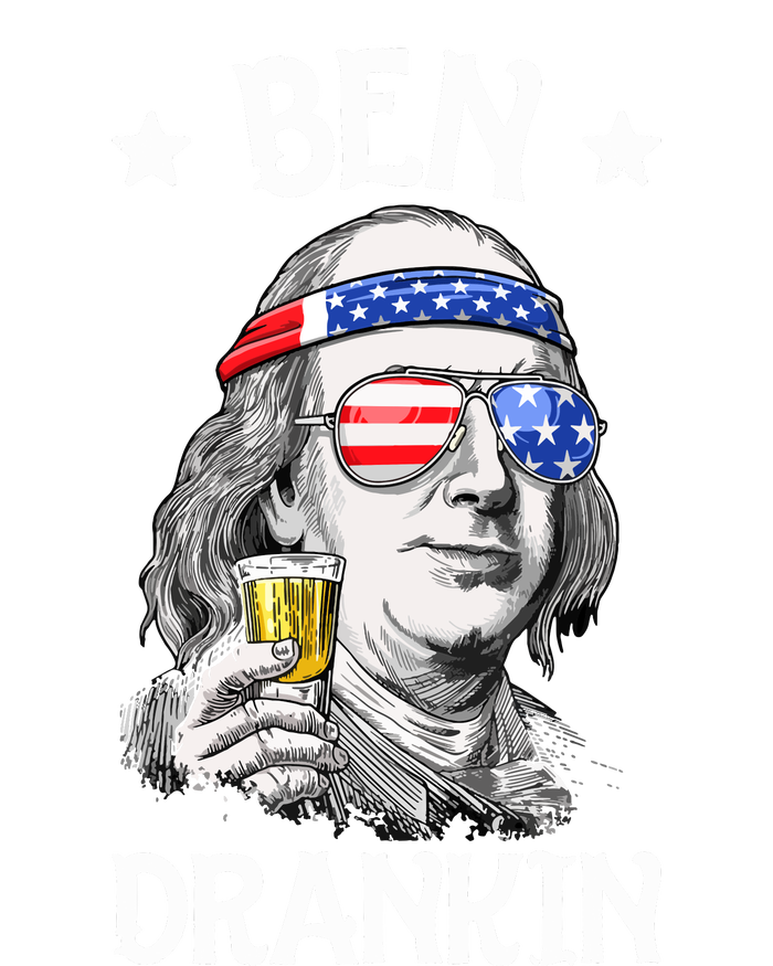 Ben Drankin 4th Of July Benjamin Franklin Men Women USA Flag Kids Hoodie