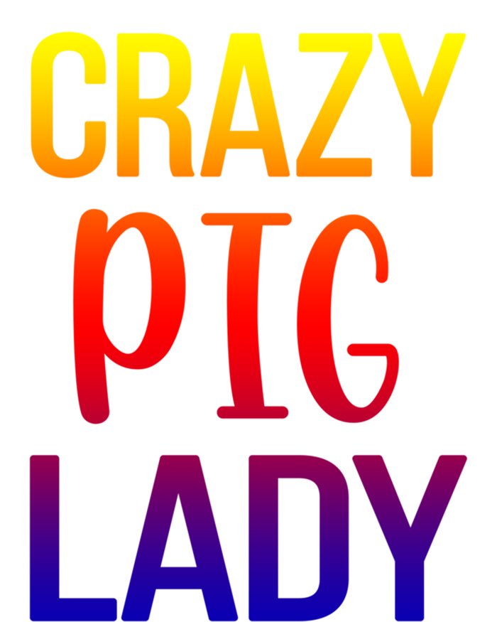 Crazy Pig Lady Pig Mom Pig Lover Pig Mama Pig Owner Cool Gift T-Shirt