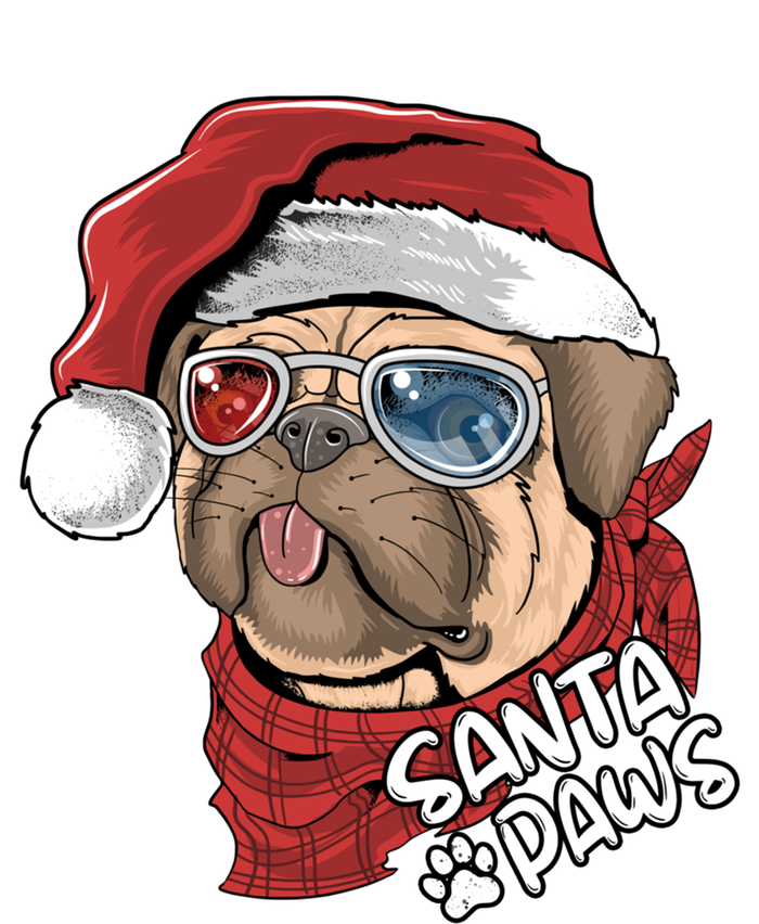 Santa Paws Pug Christmas Tee Kids Boys Xmas Funny Gift Pugmas Gift Women's T-Shirt