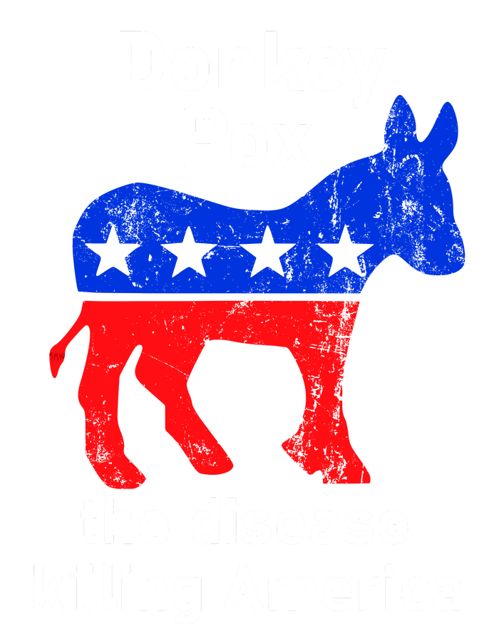 Donkey Pox Donkey Political Funny Satire T-Shirt