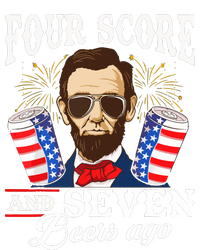 Four Score And 7 Beers Ago 4th Of July Drinking Like Lincoln T-Shirt