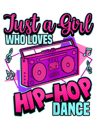 Just A Girl Who Loves Hiphop Dance Breakdance Dancing Bella+Canvas Jersey Crop Tee