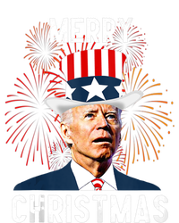 Funny Joe Biden Merry Christmas For Fourth Of July Funny Biden Long Sleeve Pajama Set