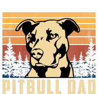 Pitbull Dad Dog Lovers Pitbull Father Vintage Gifts T-Shirt