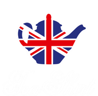 Funny British Tea Gift Uk Teapot Union Jack Flag Tea Pun Gift Long Sleeve Shirt