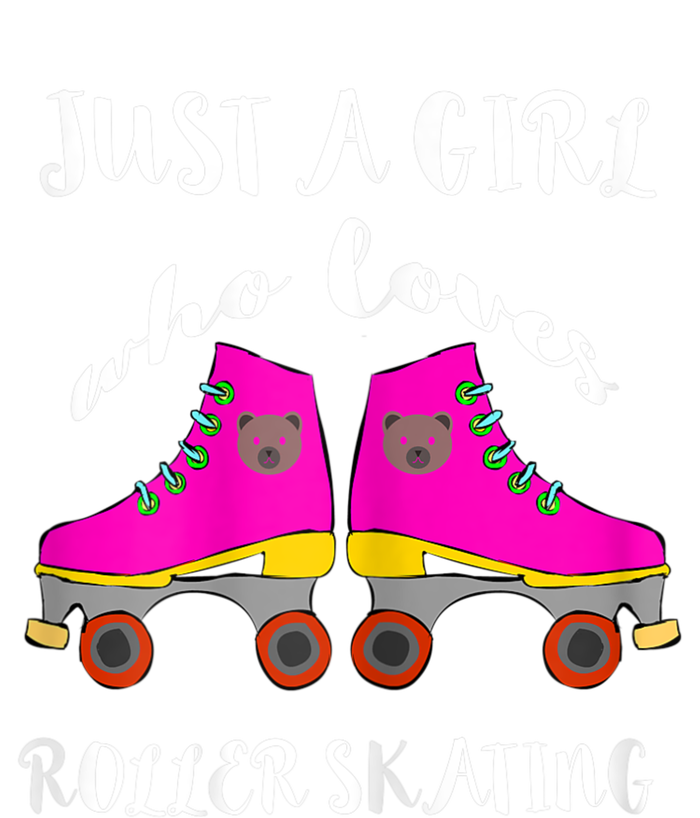 Just A Girl Who Loves Roller Skating Roller Skates Skaters 7-Panel Snapback Hat