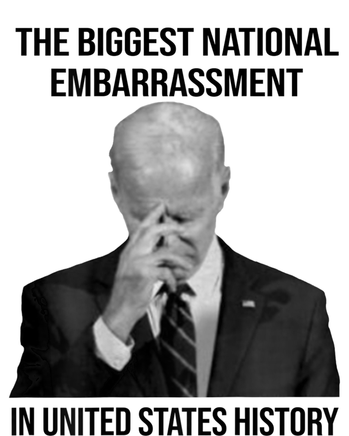 Biden The Biggest National Embarrassment Cooling Performance Long Sleeve Crew