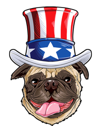 Pug Uncle Sam Shirt 4th Of July Kids Boys American Flag Ladies Essential Tank