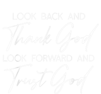 Look Back And Thank God Jesus Christian Faith Inspirational Womens CVC Long Sleeve Shirt