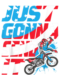 Just Gonna Send It Dirt Bike MX Biker Rider Motocross Women's V-Neck T-Shirt