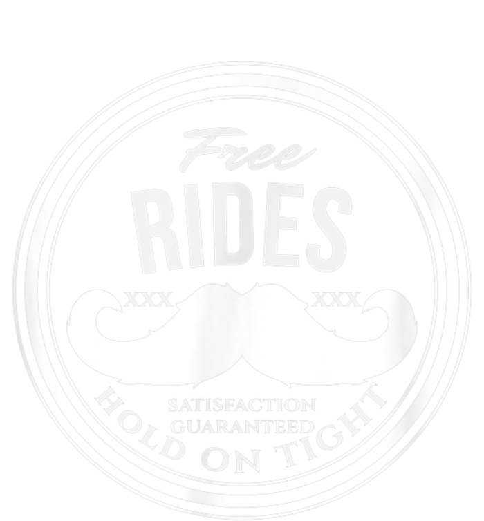 Free Mustache Rides (Hold On Tight) Crude Funny Women’s Perfect Tri Rocker Tank