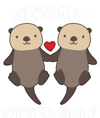 Cute He's My Otter Half Matching Couples Shirts Premium T-Shirt