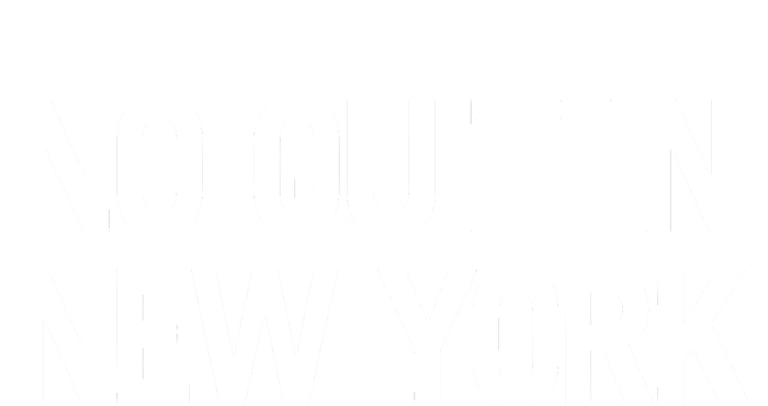 No Quitting In New York Platinum Collection Golf Towel