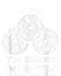 Shhh I'm Doing Math Funny Weight Lifting Workout Training Kids Hoodie