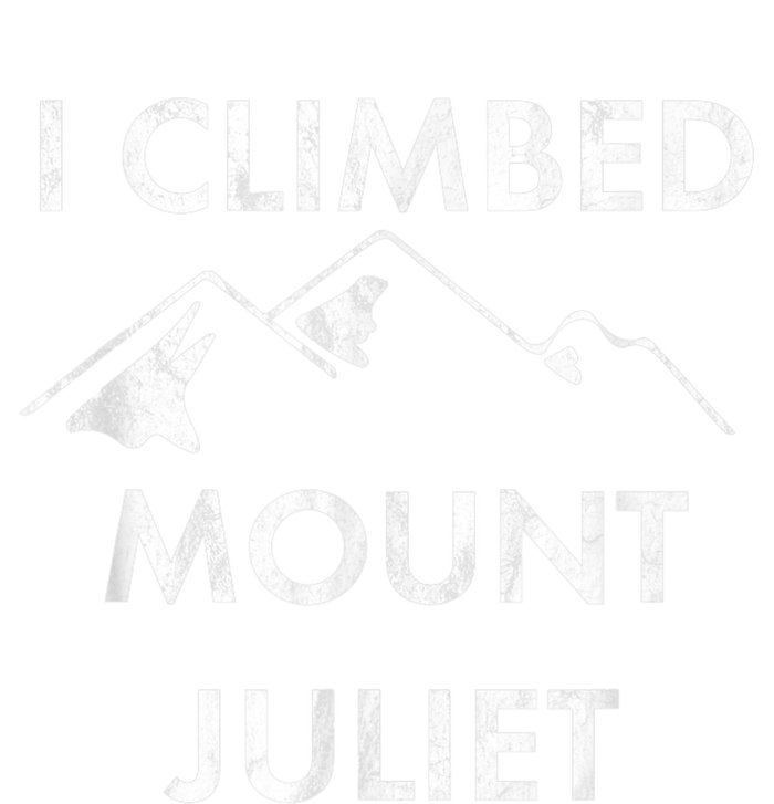 I Climbed Mount Juliet Distressed Funny Softstyle Adult Sport Polo