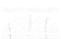 Reject Humanity Return To Monke Funny Meme Monkey Evolution Button