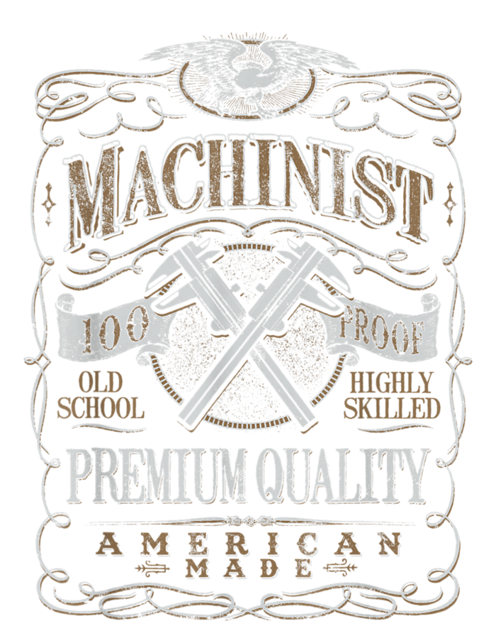 Machinist Patriotic American 100 Proof Women's V-Neck T-Shirt