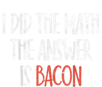 I Did The Math The Answer Is Bacon BBQ Costume Grill Women's Tri-Blend 3/4-Sleeve Raglan Shirt