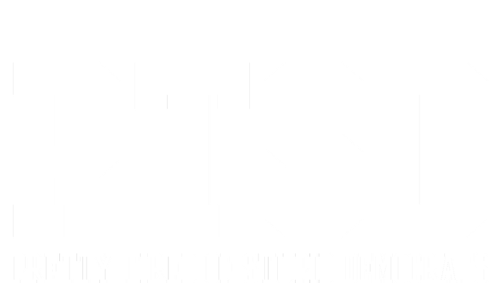 PTSD Pretty Tired Of Stupid Democrats Funny Doggie Tank