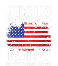 Funny American Jesus Is My Savior Trump Is My President Dry Zone Grid Polo